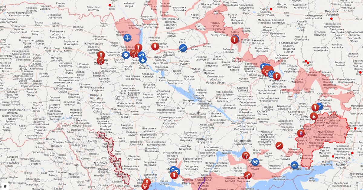 Обзор боевых действий с юрием подолякой сегодня. Карта России и Украины во время спецоперации.