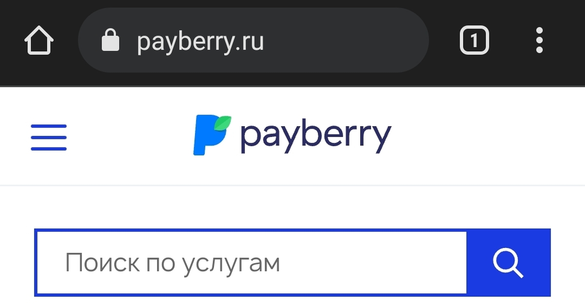 Payberry ru оплата мобильной связи
