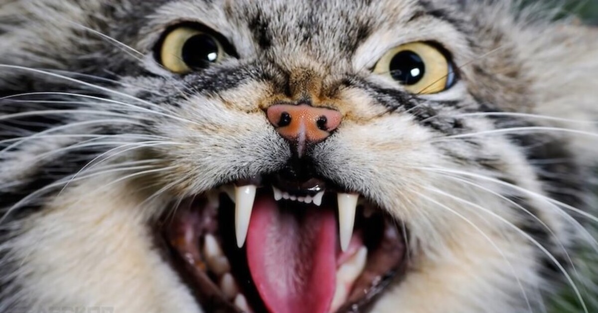 Кошка рычит и шипит. Кот Манул. Кот Манул рычит. Манул злой. Кот Манул зубы.
