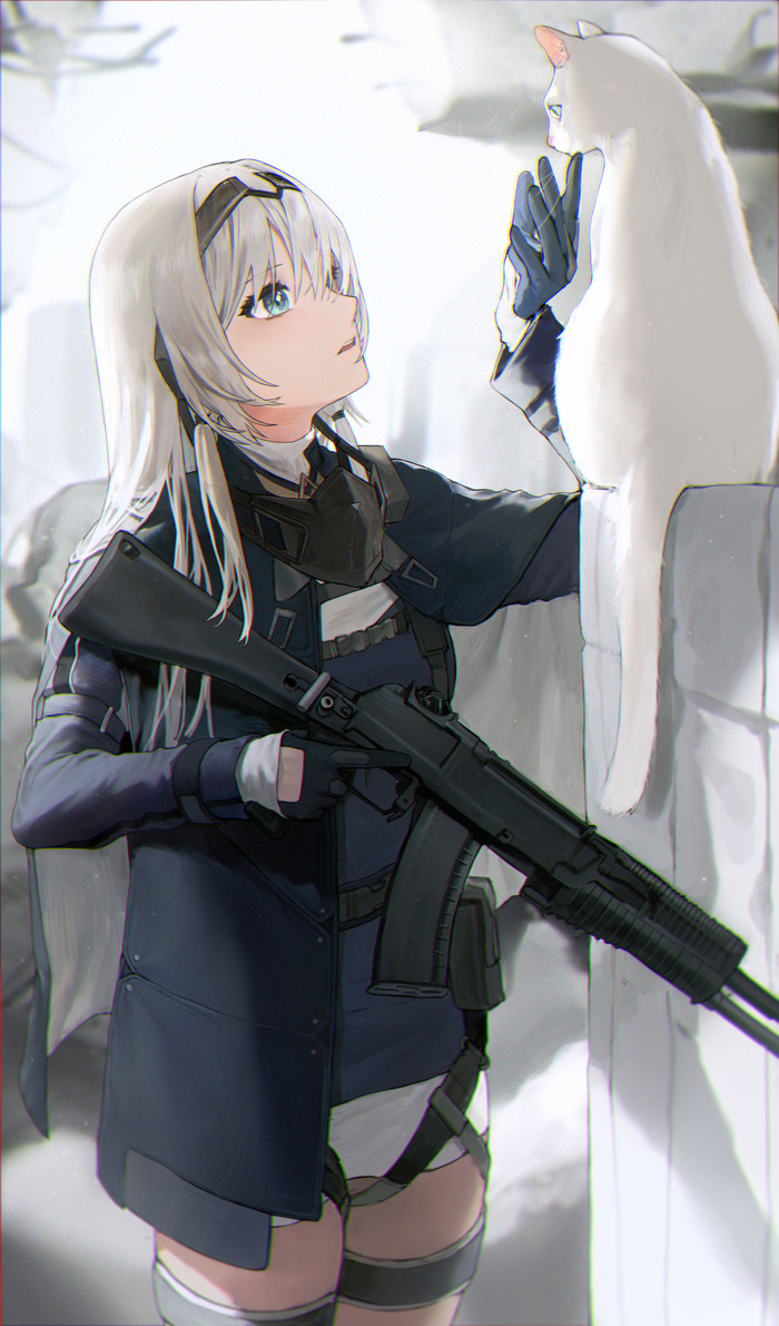 An-94 , Anime Art, Girls Frontline, -94,  , 