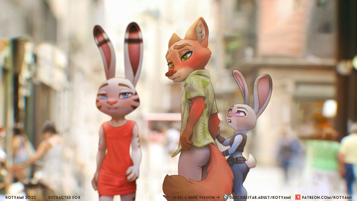 Distracted Fox , Nick Wilde, Judy Hopps,   , Jack Savage, , ,  , Its a trap!