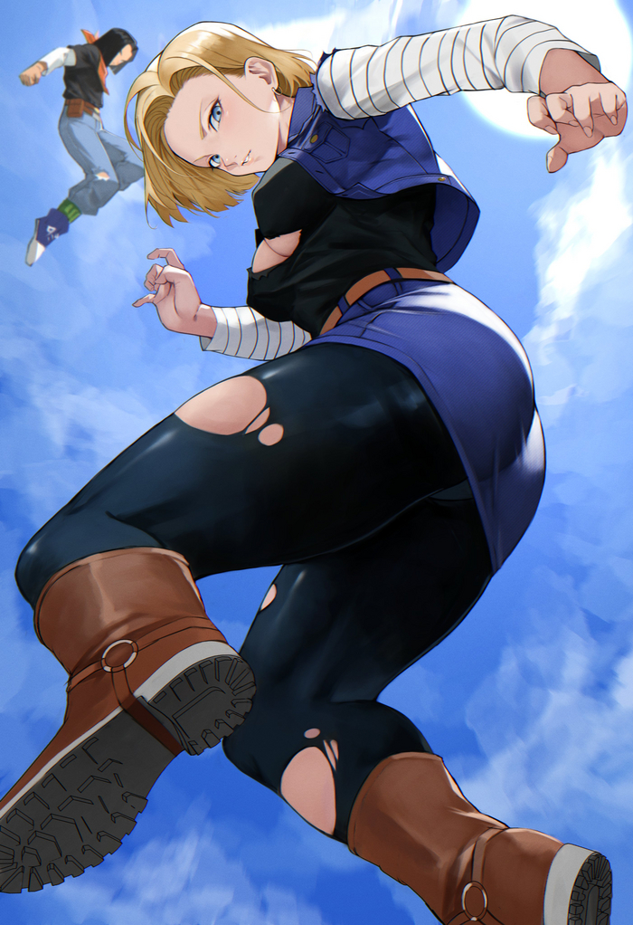 Android 18 , Anime Art, Android 18, Dragon Ball, , Yoshi55level