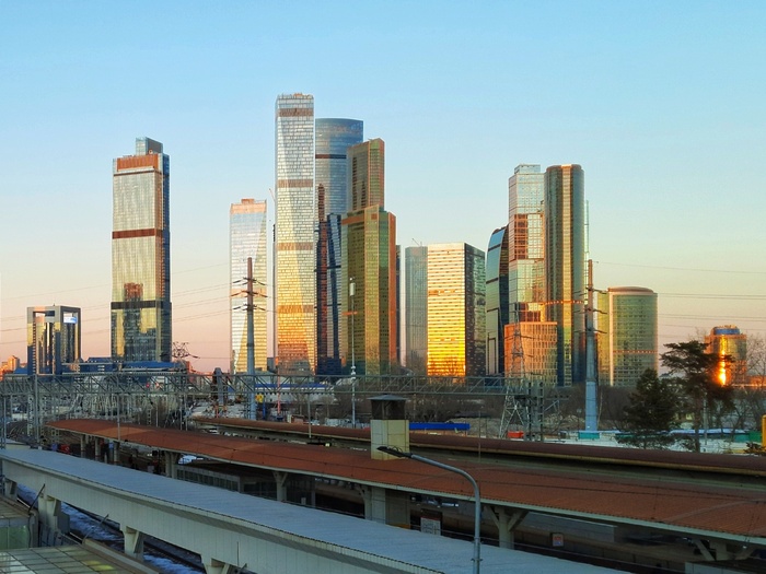 Сити предзакатное