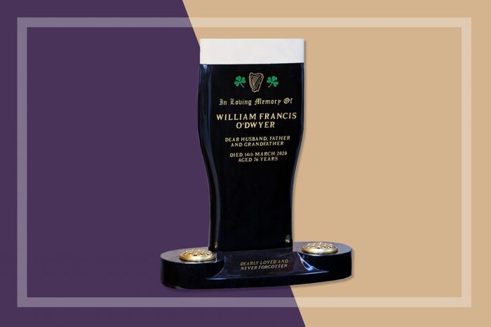 В Британии можно заказать надгробие в виде пинты Guinness за 320 тысяч рублей