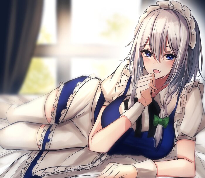 Izayoi Sakuya Touhou, Izayoi Sakuya, , Anime Art