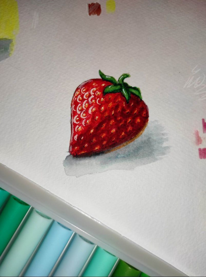 Люди и клубничка