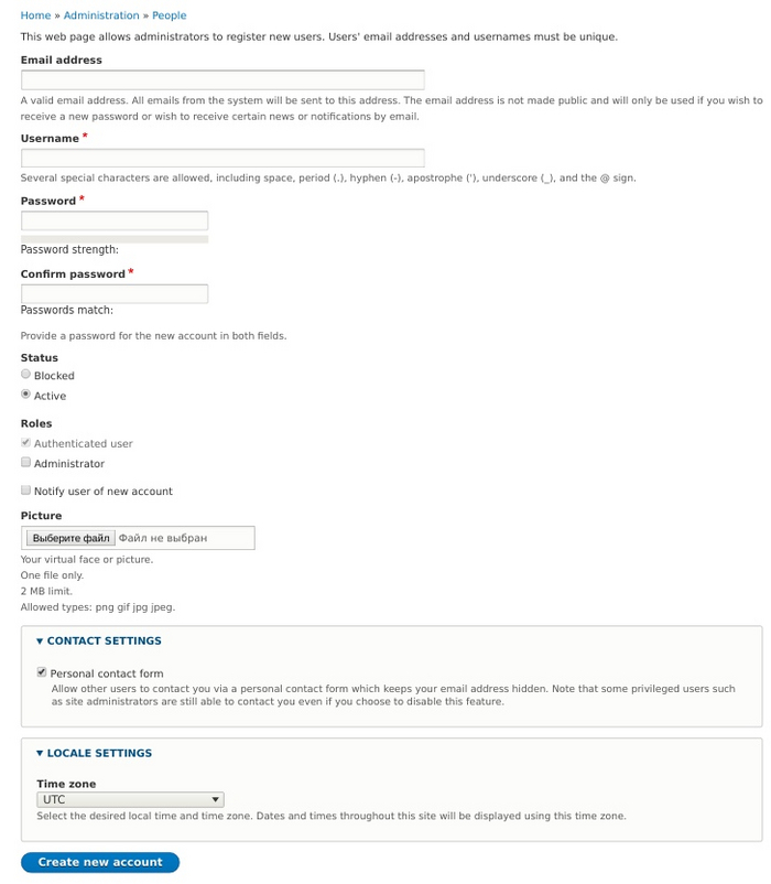     Drupal 8 IT, , , Drupal, Backend, , , User, ,  
