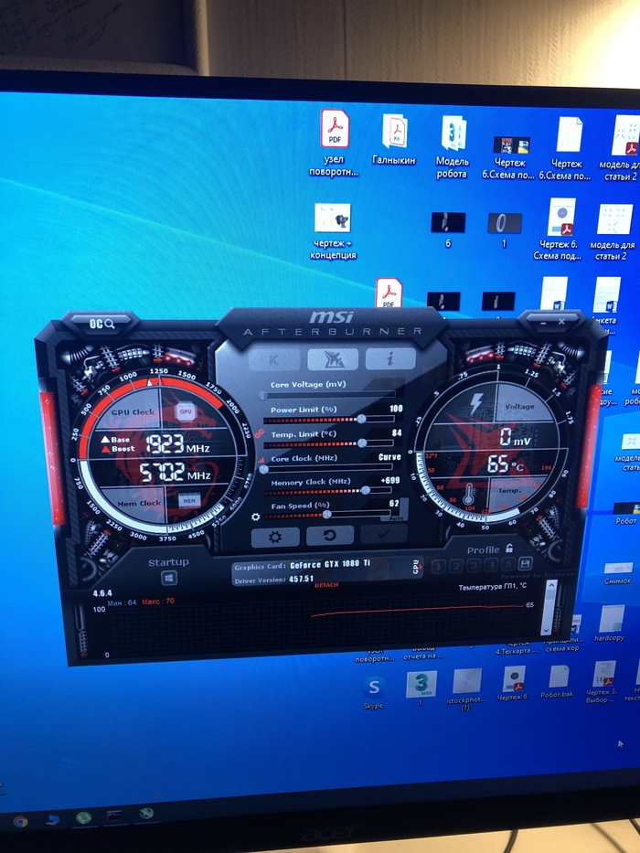 Настройка MSI GTX 1080 TI 11Gb для майнинг эфира ( нужна помощь)