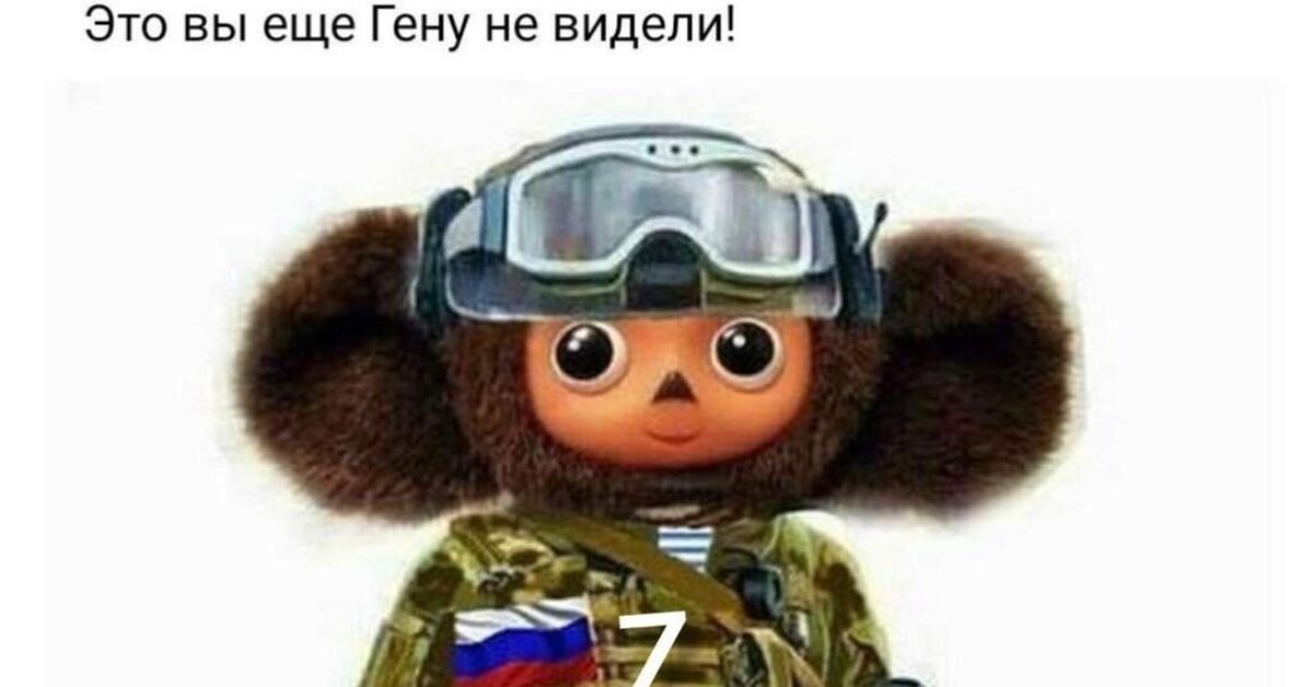 Боевой чебурашка фото