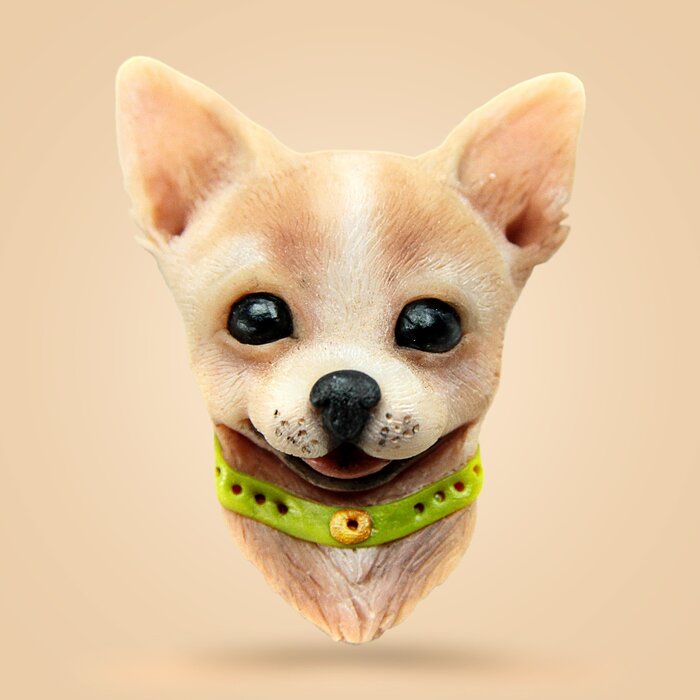 Чихуахуа из полимерной глины