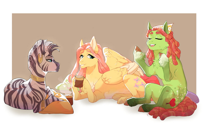 The Herd of the Forest My Little Pony, Zecora, Tree Hugger, Fluttershy