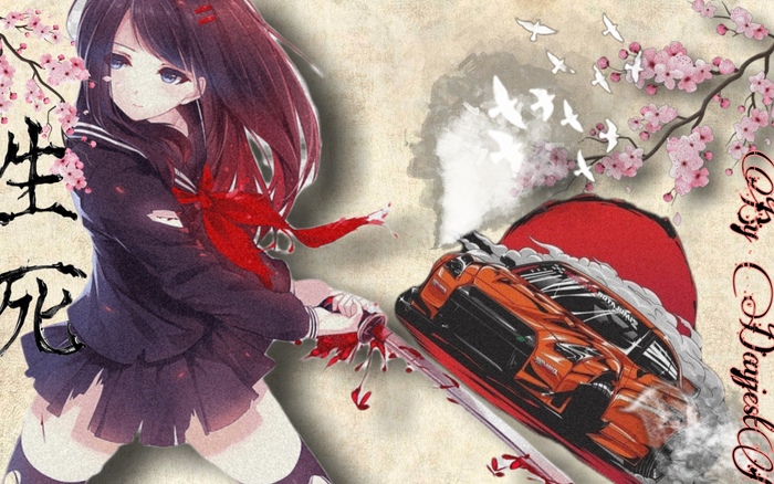   JDM, Anime Art, , , , , Nissan, Nissan GT-R, Monster Girl, , , Japan Times