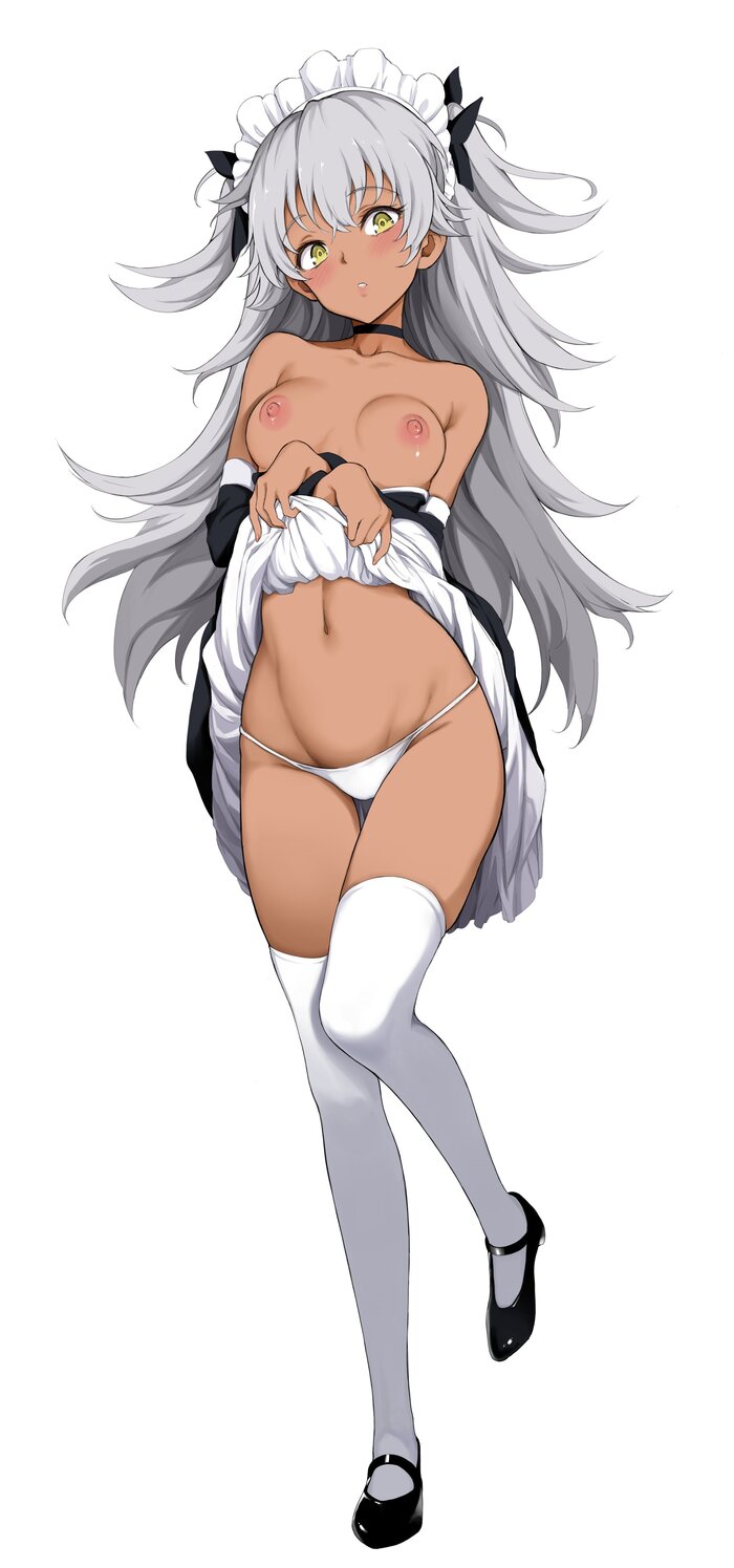    Kyokucho, , Anime Art,  , , , Dark skin,   , 