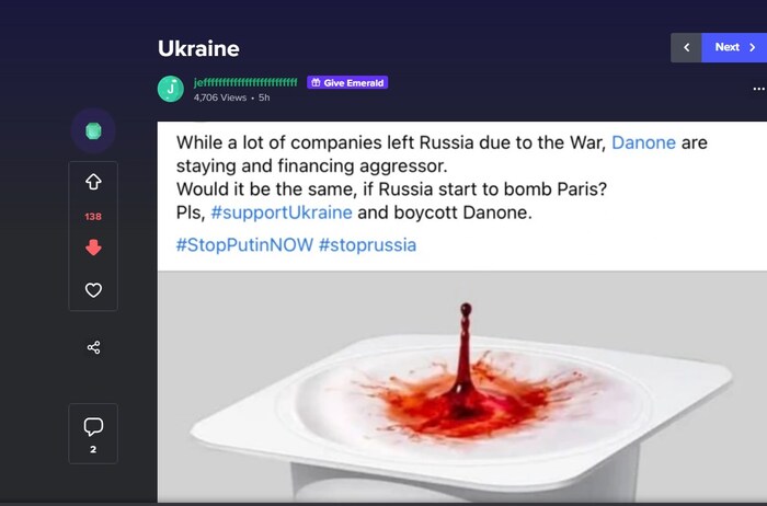 Йогурт провинился Политика, Скриншот, Imgur, Россия и Украина, Спецоперация