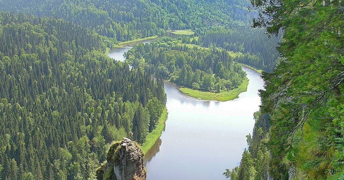 Река Усьва, Урал | Пикабу