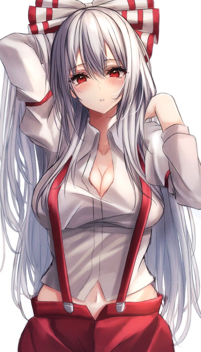 Fujiwara no Mokou Touhou, Fujiwara no Mokou, , Anime Art