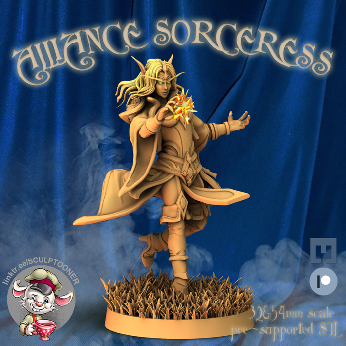 Sorceress - 54   3   , Dungeons & Dragons,   , 3D , ,  , Warcraft, 
