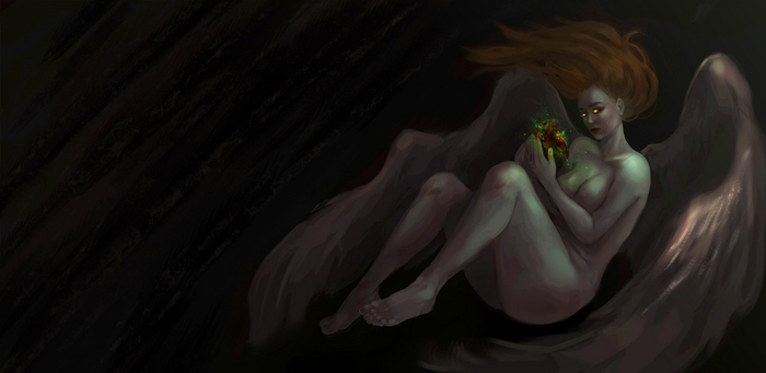 Сегодня много одинаковых постов, поэтому я хочу поделиться работой, которую мне когда-то давно рисовали на конкурс. Красивое