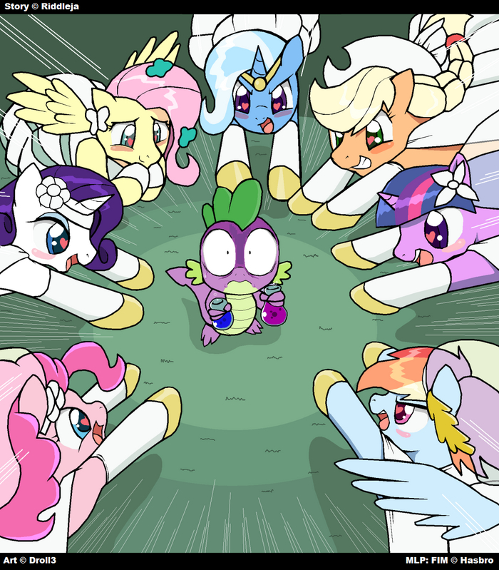 ,    My Little Pony, Ponyart, Rainbow Dash, Twilight Sparkle, Applejack, Trixie, Rarity, Pinkie Pie, Fluttershy, Spike