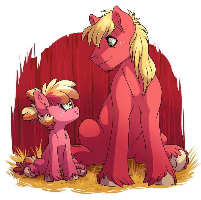   My Little Pony, Ponyart, Original Character, Lopoddity, Big Macintosh