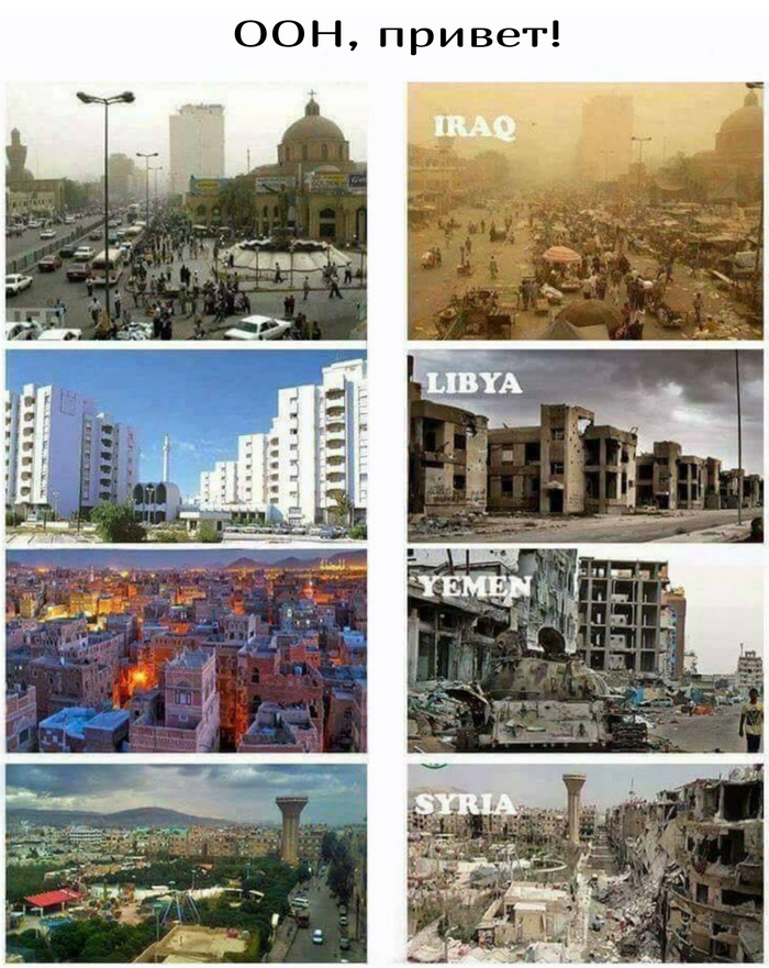 Права человека ООН, Двуличность, Разруха, Политика, Экономика, Права человека, Было-стало, Картинка с текстом, Негатив