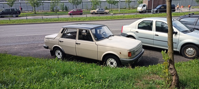 Wartburg (made in DDR) Ретро, Улица, Дорога, ГДР, Гсвг, Авто, Прогулка, Длиннопост