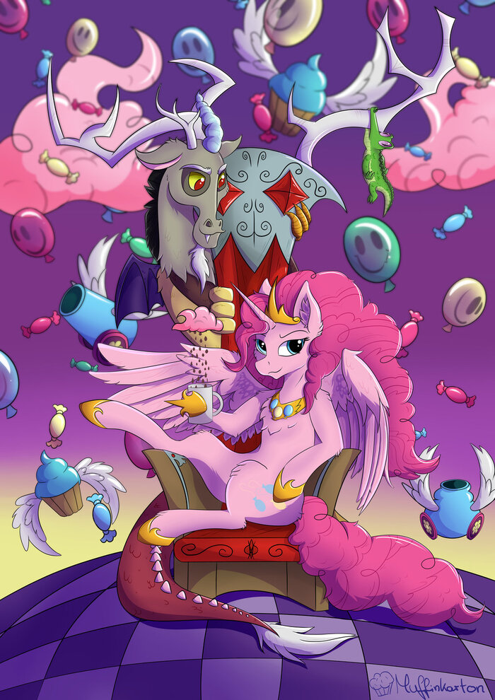     My Little Pony, Ponyart, MLP Discord, Pinkie Pie, Gummy