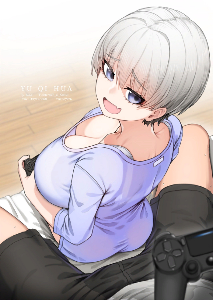  Uzaki-chan wa asobitai!, Uzaki Hana, Anime Art, 