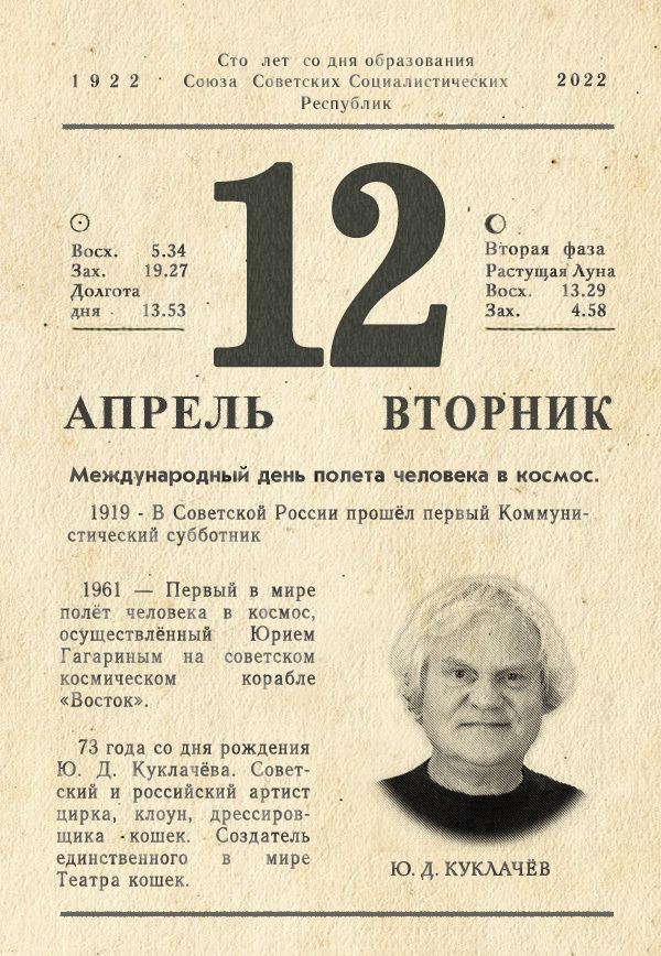 12 апреля 2022