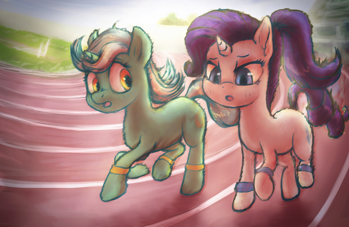  -  , ! My Little Pony, Lyra Heartstrings, Rarity, Plotcore