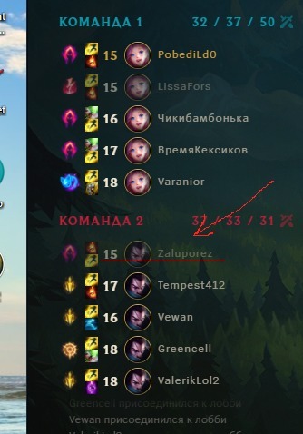 Я его нашел в ЛОЛе, веду наблюдение