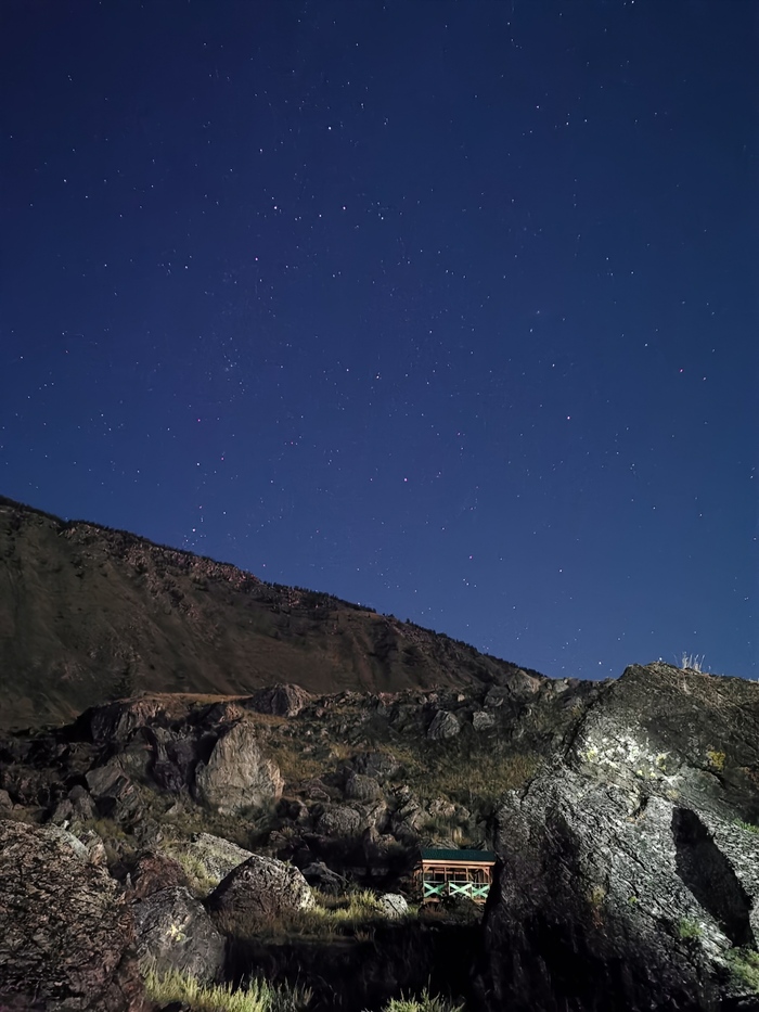 Звёздное небо на Алтае Республика Алтай, Горы, Млечный путь, Мобильная фотография, Природа, Звезды, Туризм