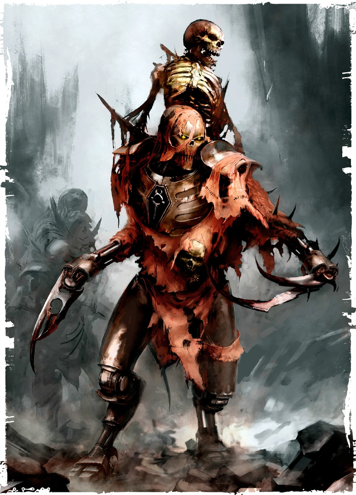     Necrons, Flayed ones, Wh Art, Warhammer 40k, , Warhammer
