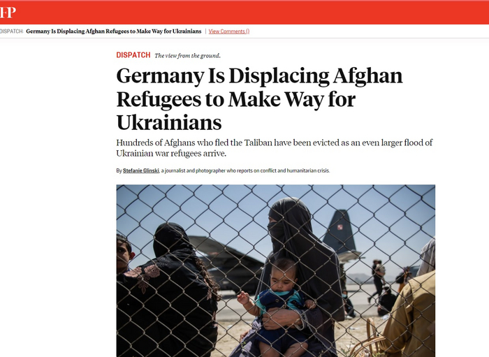 Германия выселяет афганских беженцев, чтобы освободить место для украинцев Политика, Украина, Беженцы, Афганистан, СМИ и пресса