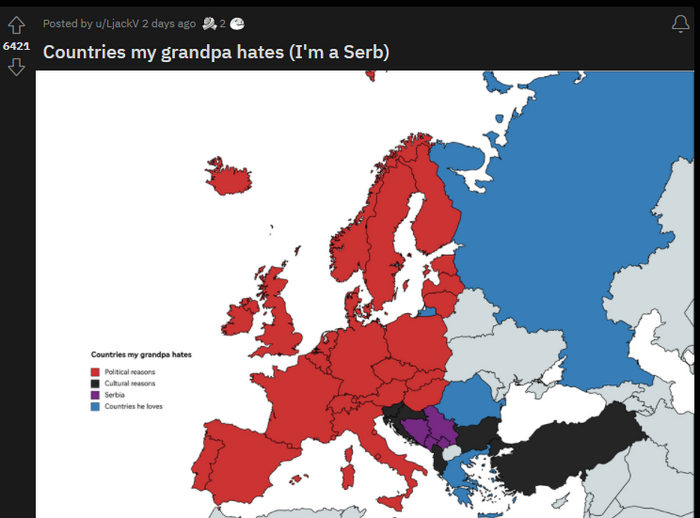 Страны, которые мой дедушка ненавидит (Я серб)