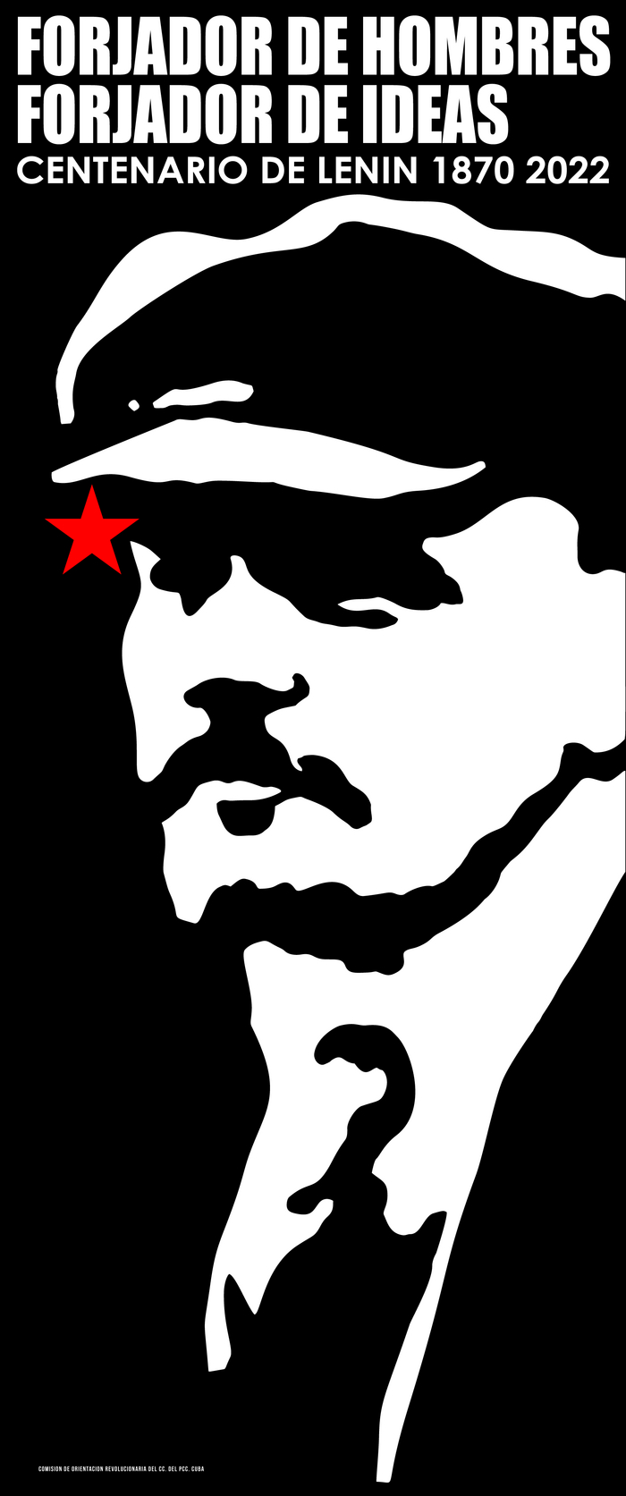 Плакат "Forjador de hombres, forjador de ideas"