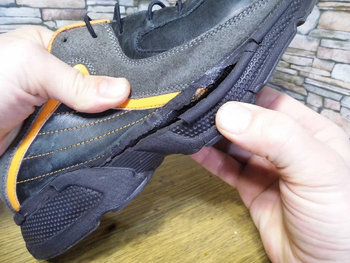 Кроссовки: основные повреждения подошвы и методы ремонта Ремонт обуви, Обувь, Длиннопост
