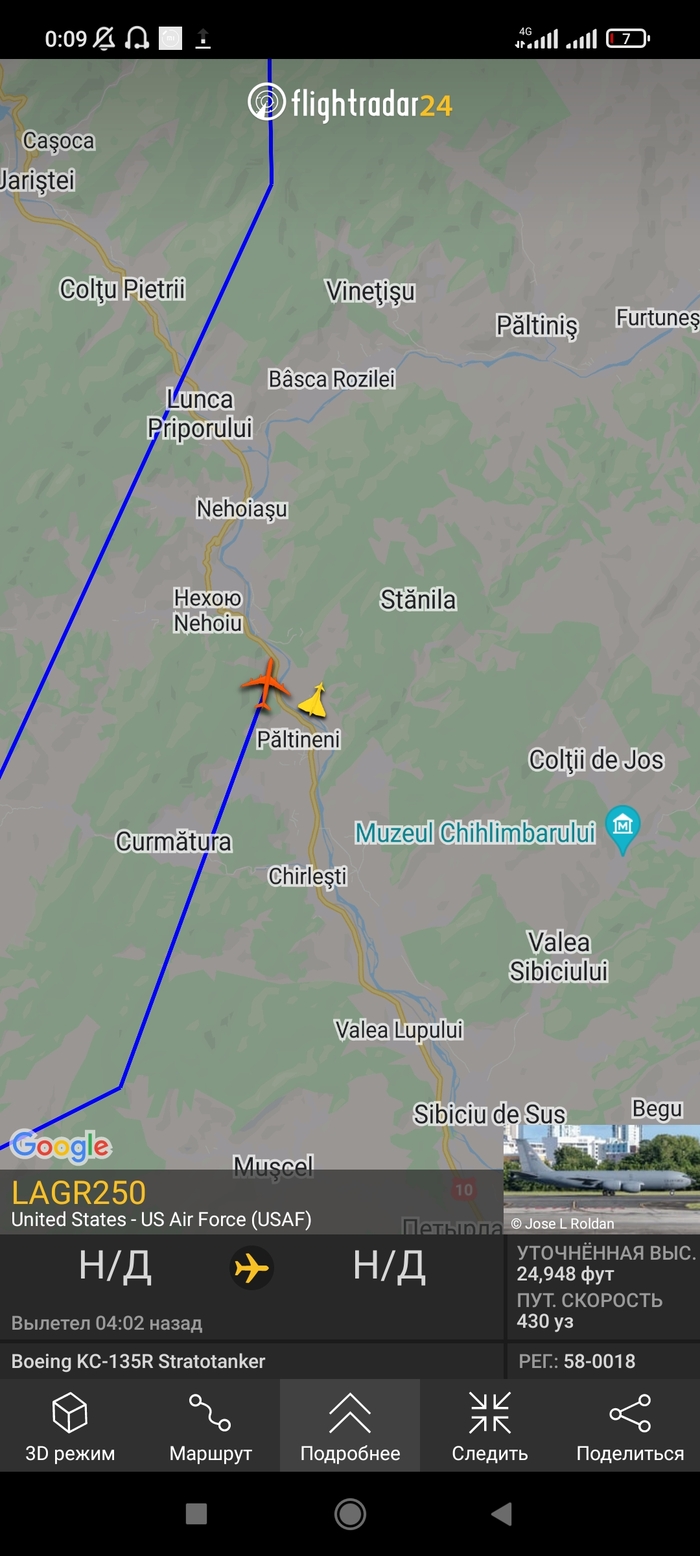 ? Russia today, Flightradar24, 