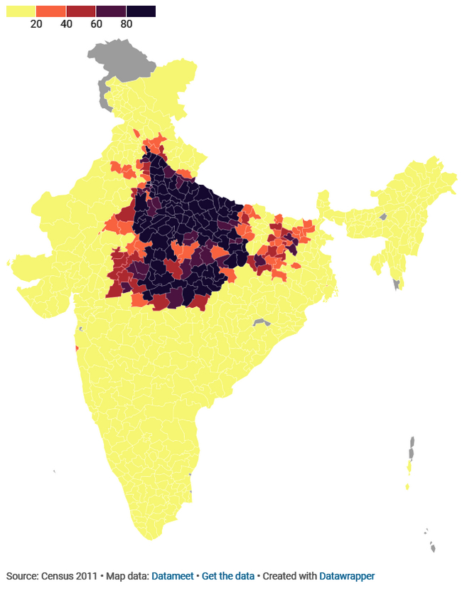 Индийцы, считающие хинди своим родным языком