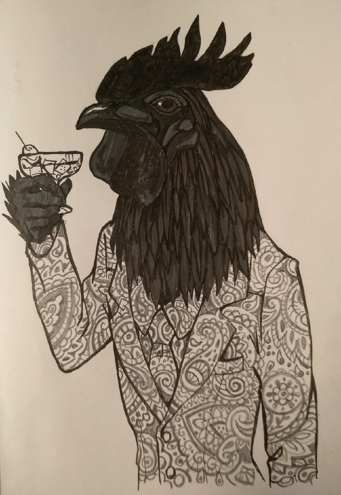 Чёрный петух