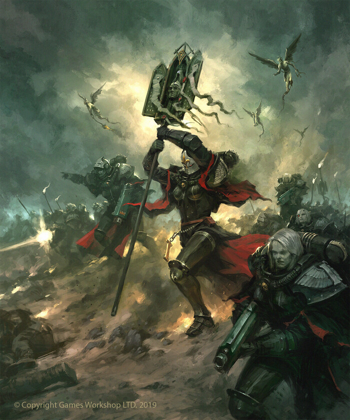 Wh Art   Wh Art, Warhammer 40k, Jaime Martinez, Adepta Sororitas