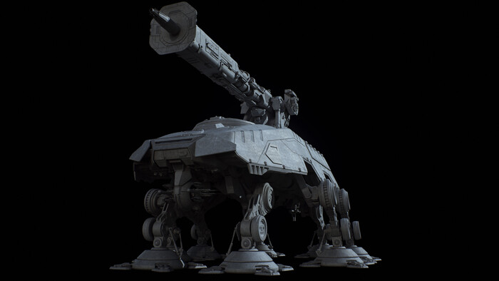 All-Terrain Heavy Artillery (AT-HA) Star Wars, Ansel Hsiao, 3D , 