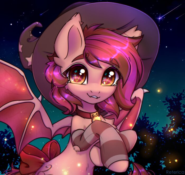  -   My Little Pony, Ponyart, Original Character, Batpony, Reterica, MLP , 