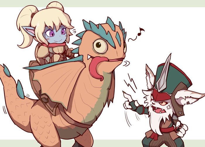   ! , , League of Legends, Poppy, Kled