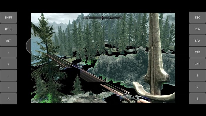Skyrim на Андроид или пост для тех, кто любит преодолевать трудности+Ссылки на Morrowind на Андроид, для всех видов устройств The Elder Scrolls, The Elder Scrolls V: Skyrim, The Elder Scrolls III: Morrowind, Игры, RPG, Моды, Эмулятор, Гифка, Длиннопост