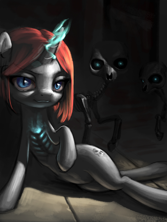 Некромант понячий, одна штука. Возможно лич