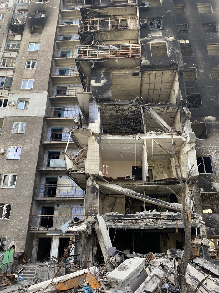 Мариуполь Мариуполь, Война, Руины, Фотография, Негатив, Длиннопост, Политика