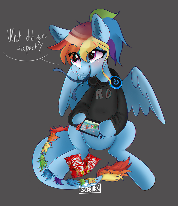   ? My Little Pony, Ponyart, Rainbow Dash, Tatzldash, Tatzlpony