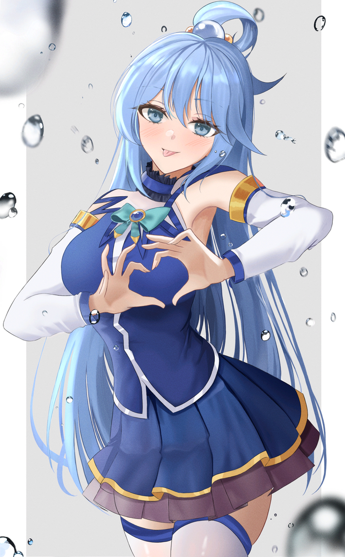  Konosuba, Aqua, Anime Art, 