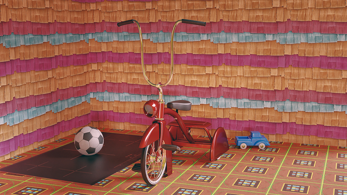 Просто велик ) 3D моделирование, Blender, Компьютерная графика, 3D, Велосипед, Игрушки, Длиннопост